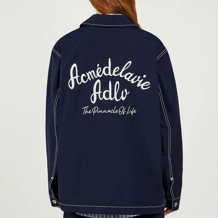 Acme De La Vie/ADLV SS22 Denim Jacket Unisex Navy-9
