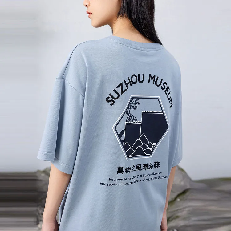 Anta x SUBO T-Shirt Unisex Blue Gray-7