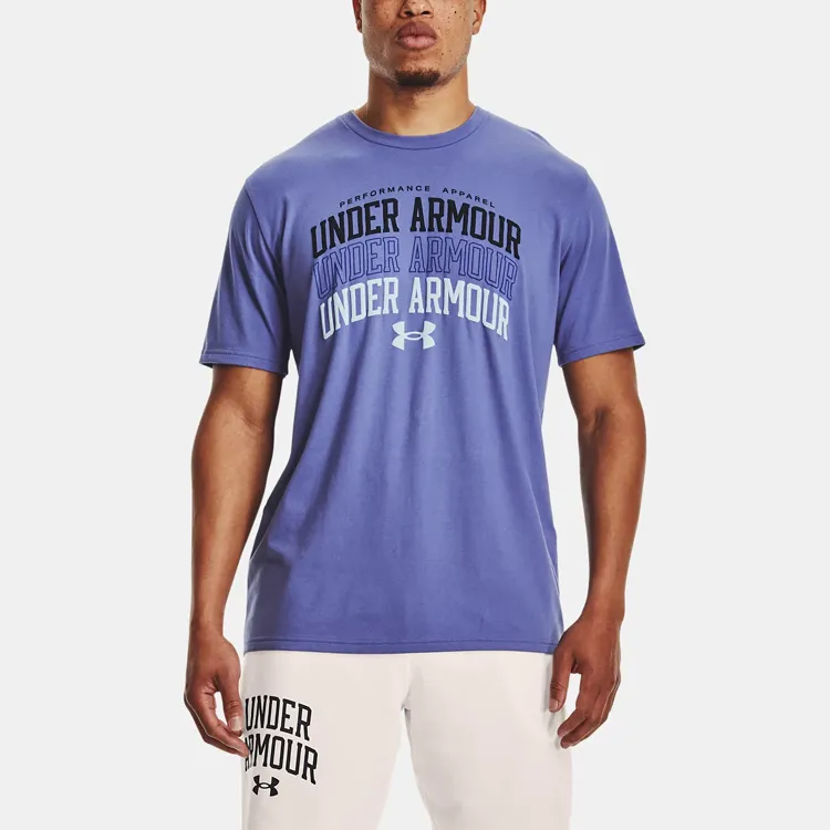 Under Armour Collegiate T Shirt Men's Purple-4