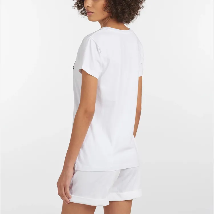 BARBOUR T Shirts Women's White-3