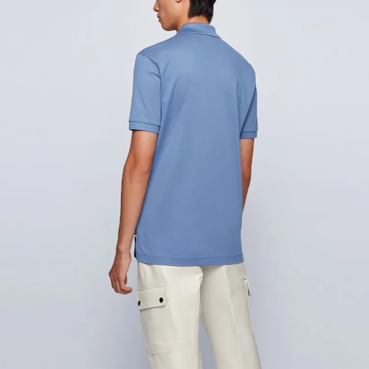HUGO BOSS Polo Shirts Men Blue-3