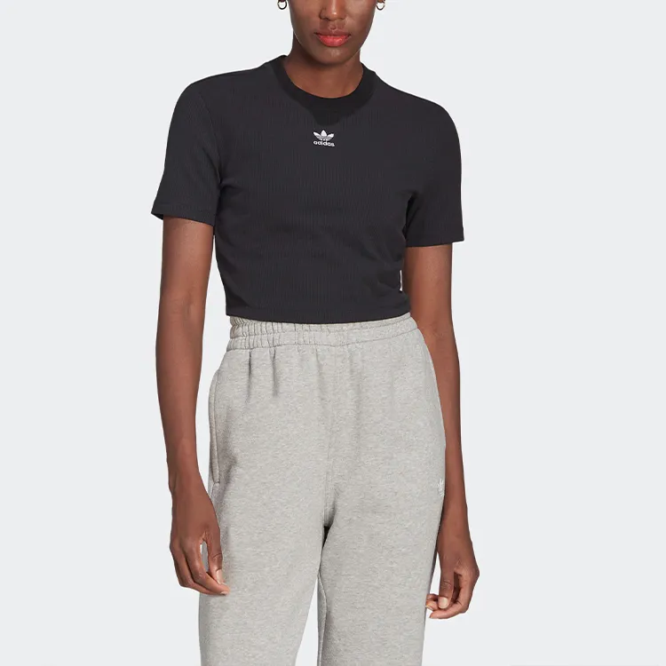 Adidas Originals Spice Girls Series Crop Tops Women's Black-2
