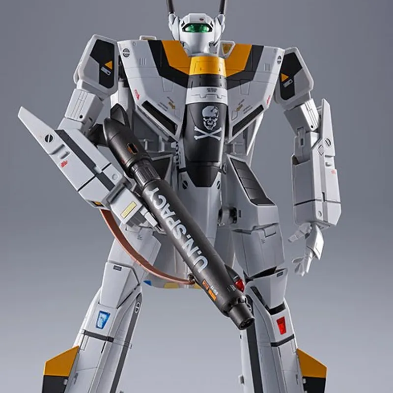BANDAI DX Macross First Limited Edition VF 1S Valkyrie Roy Fokker Assembled Models 30cm Special Edition-7