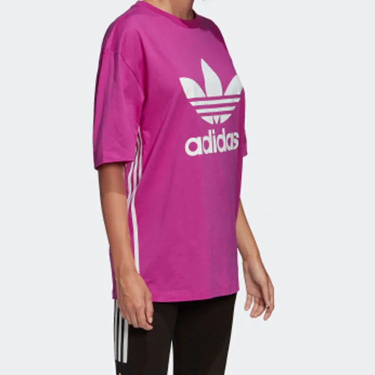Adidas Originals T Shirt Women's Vivid Purple-3