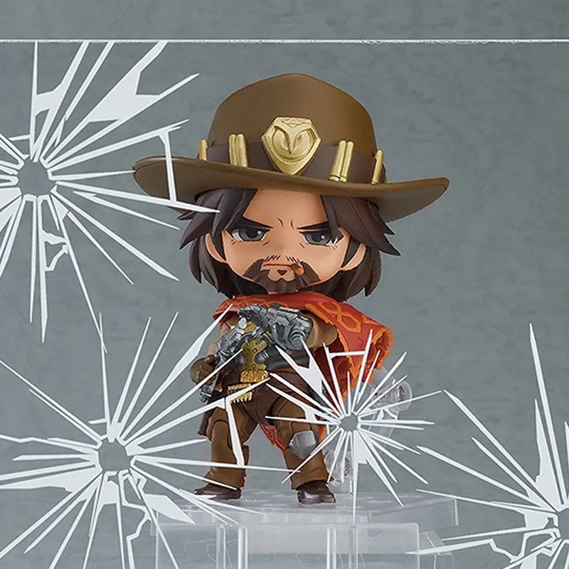 GSC Cassidy/McCree Nendoroid No. 1030 Overwatch McCree Classic Game Skin Chibi Figures 10cm-7