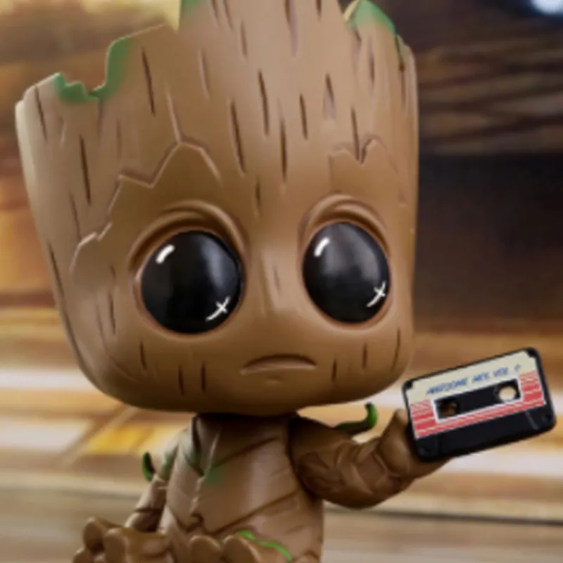 Hot Toys Groot Cosb360 Guardians Of The Galaxy 2 Baby Set Chibi Figures 10cm-7