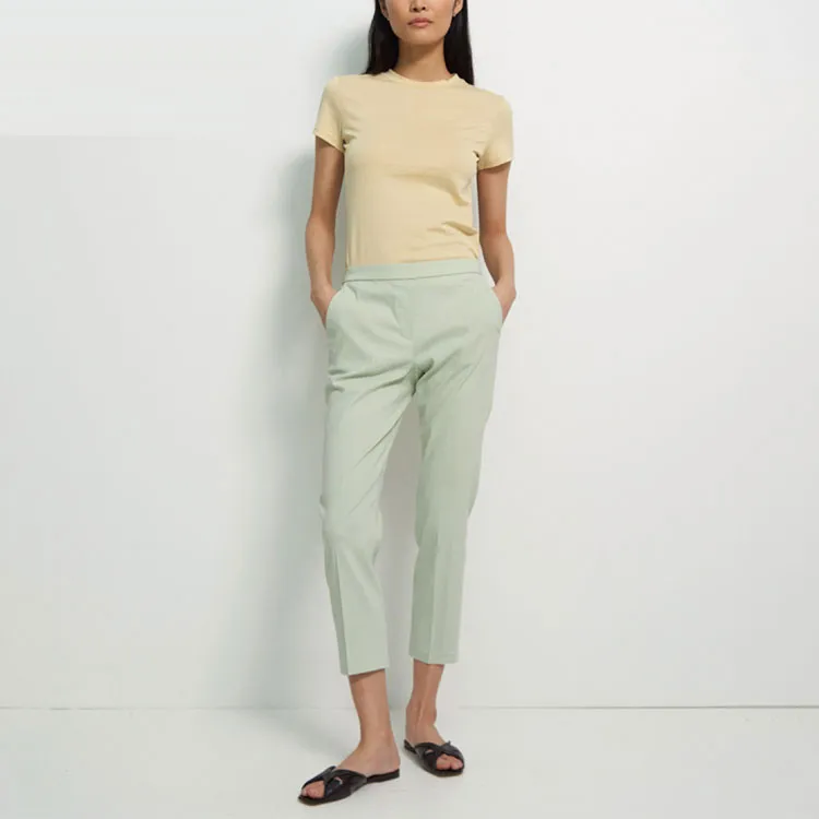 THEORY Casual Pants Women's Mint Green-1