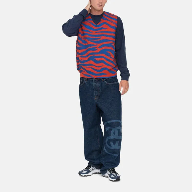 Stussy Tiger Printed Sweater Vest-6