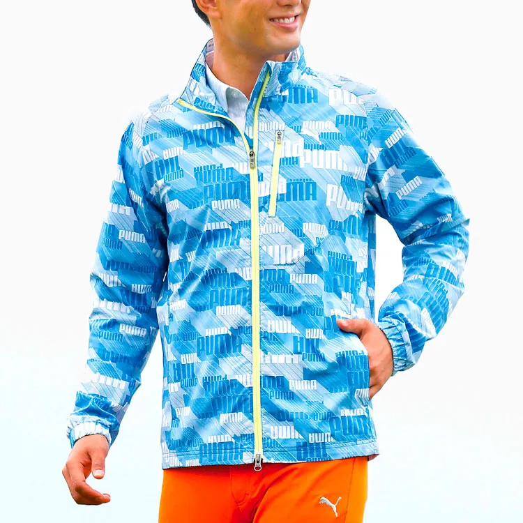 PUMA Jackets Men Light Blue-3