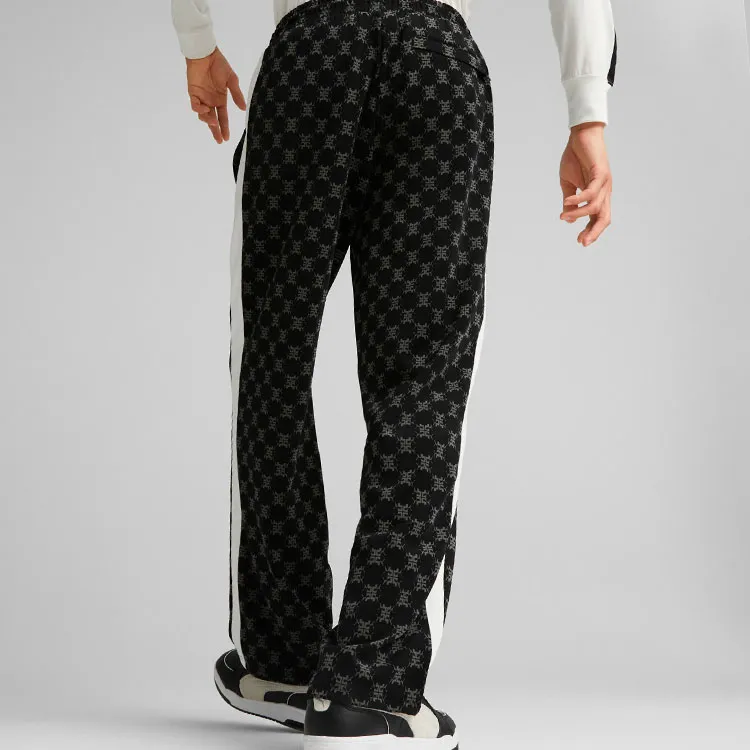 PUMA Team Graphic Knitted Sweatpants Men Black-4