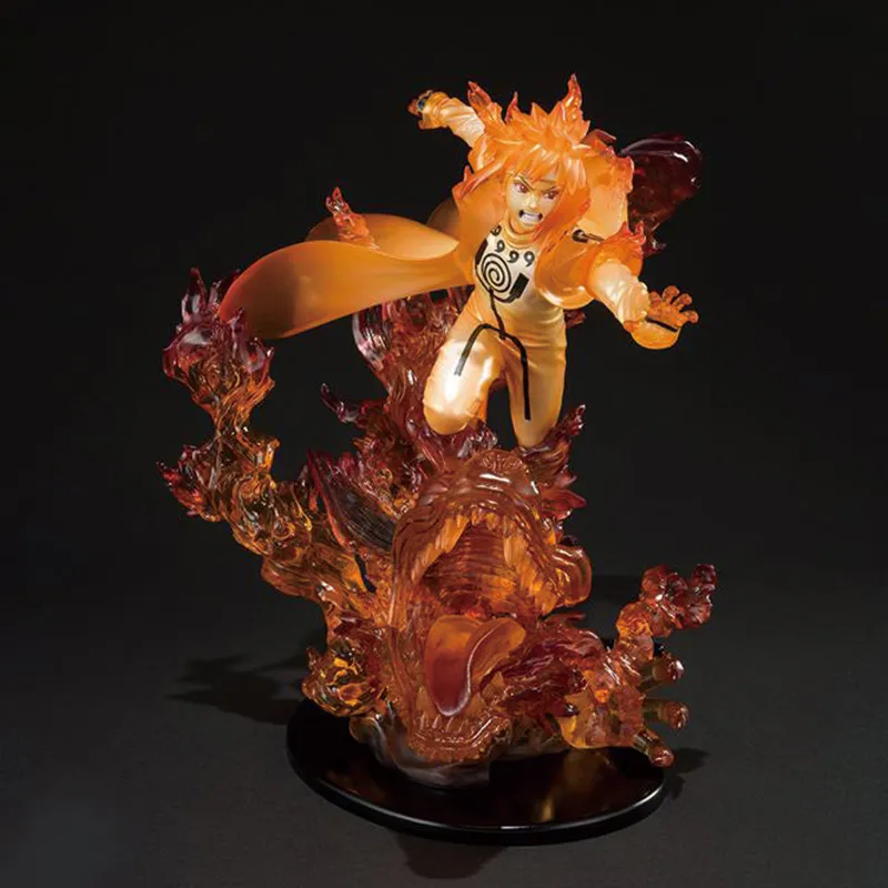 BANDAI Minato Namikaze Bandai Figurarts Zero Naruto Ninetales Fourth Generation Hokage Reissued Version Scale Figures-4
