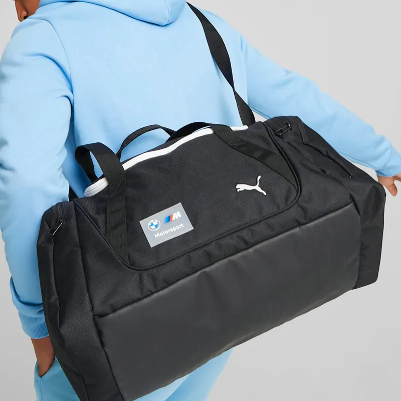 PUMA BMW M Motorsport Polyester Suitcase Handbag Shoulder Bag Crossbody Bag Travel Bag Regular Unisex Black-3