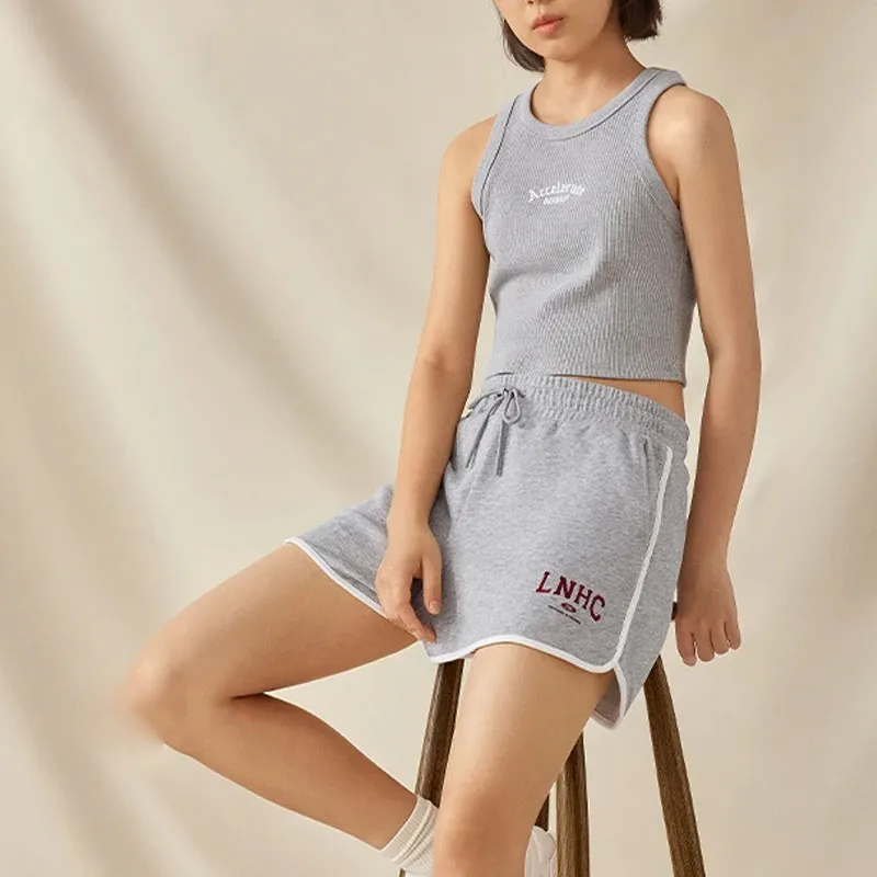 LiNing Sports Fashion Collection Sports Shorts Women's Heather Gray-2