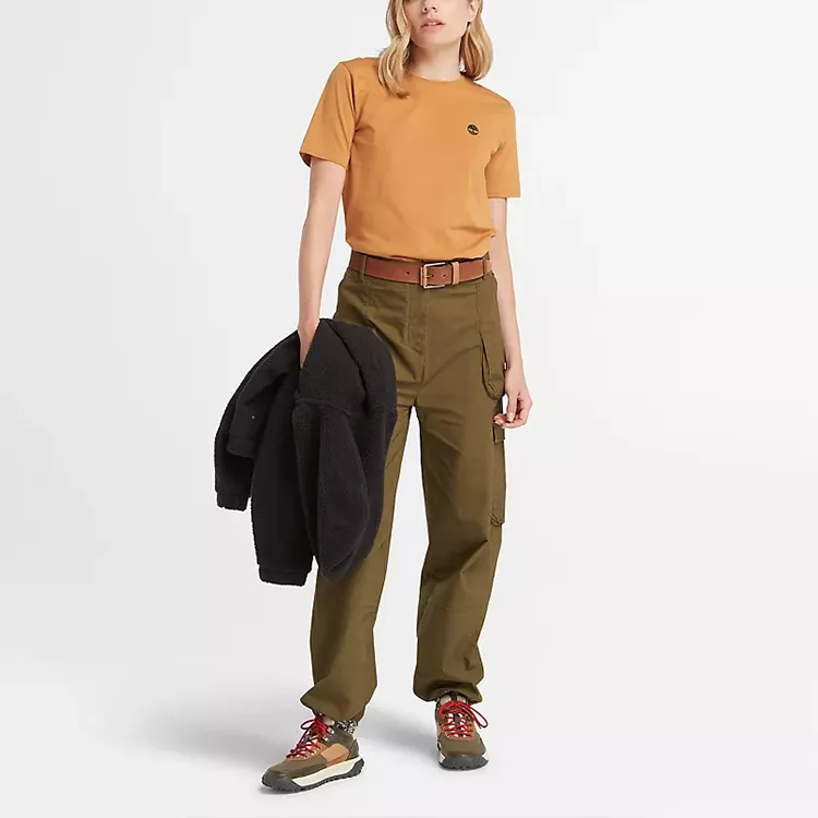 Timberland T-Shirts Women's Wheat-1