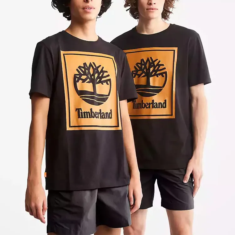 Timberland Set in Sleeve T Shirt Men's Black-1