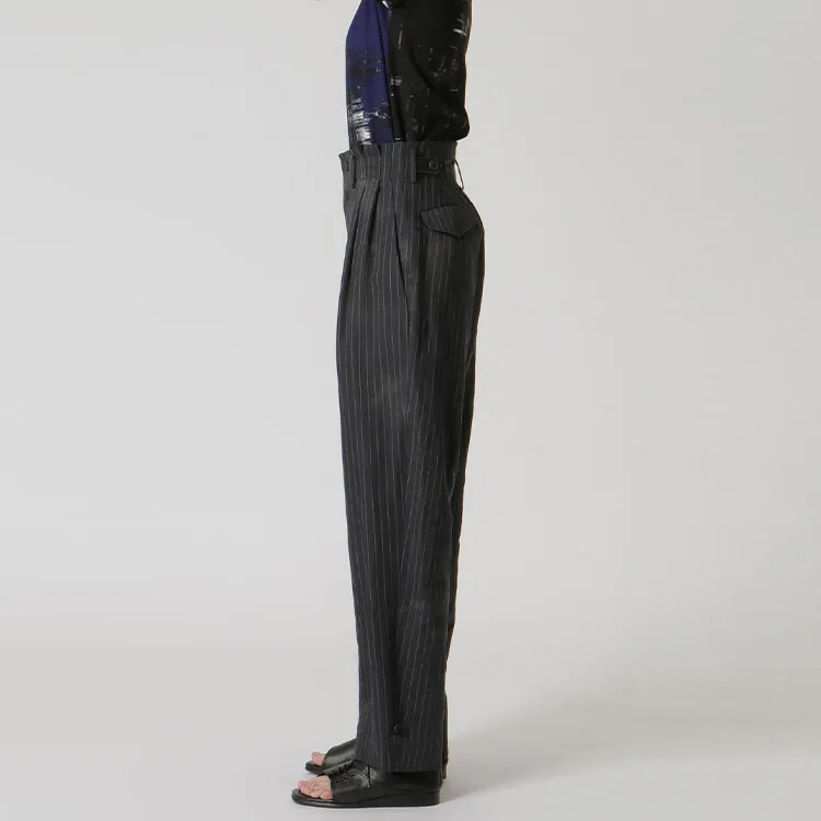 Yohji Yamamoto Suit Trousers Unisex Gray-4