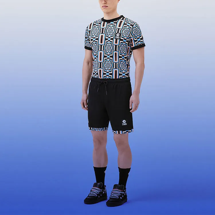 MARCELO BURLON COUNTY OF MILAN Aop Optical Cross Performance Shorts-2