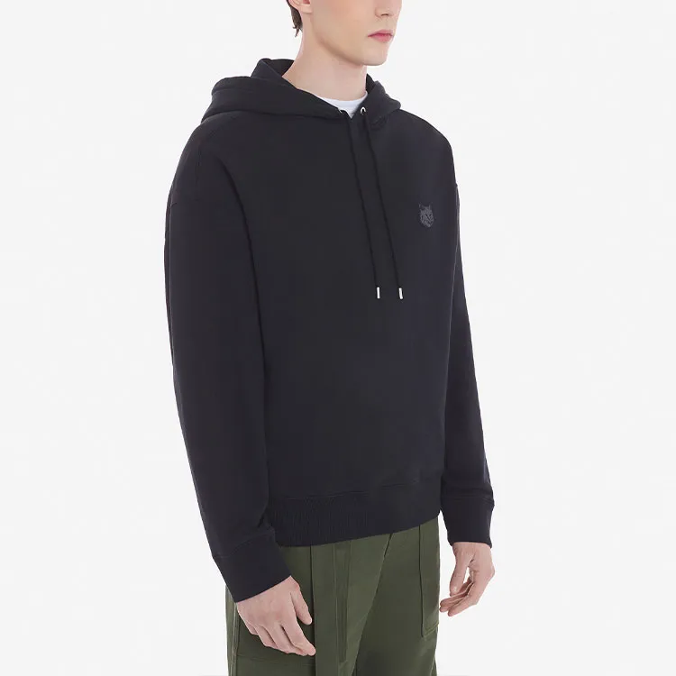 Maison Kitsune Fox Head Patch Drawstring Hoodie-4