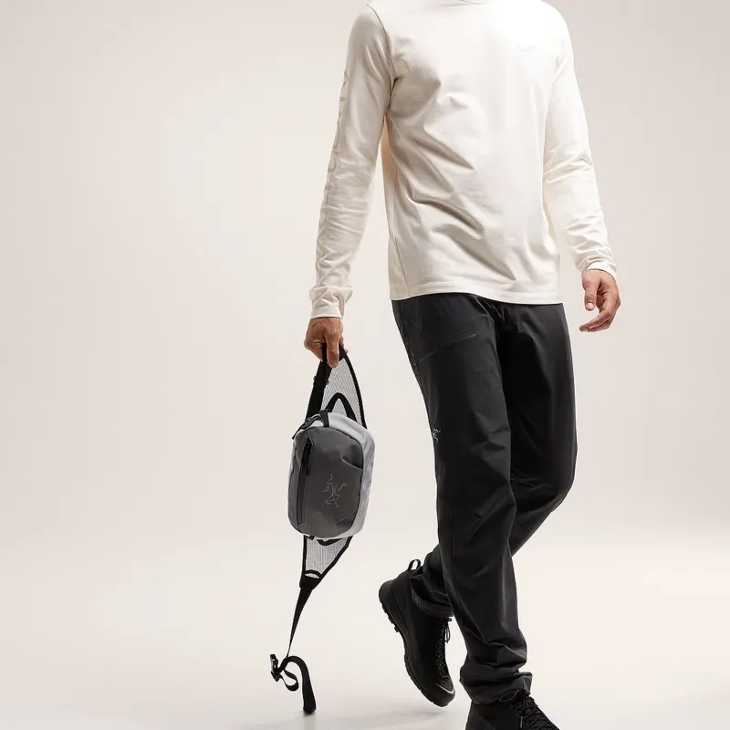 Arcteryx Nylon Fanny Pack Unisex Gray White-6