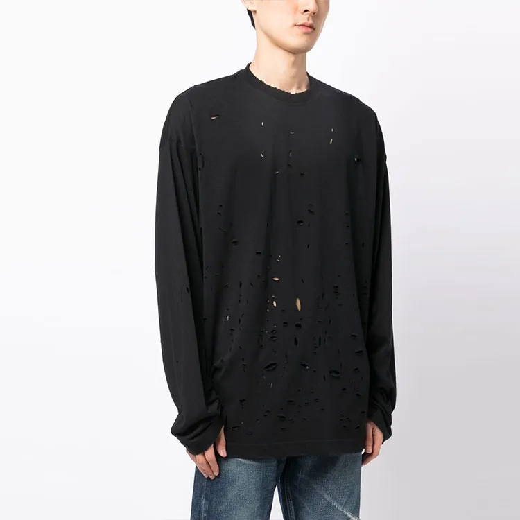 Vetements Destroyed Long Sleeve-3