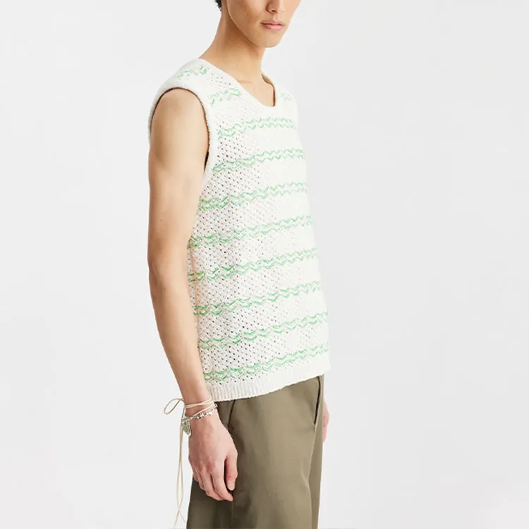 HOLZWEILER Tank Tops Men Beige-3