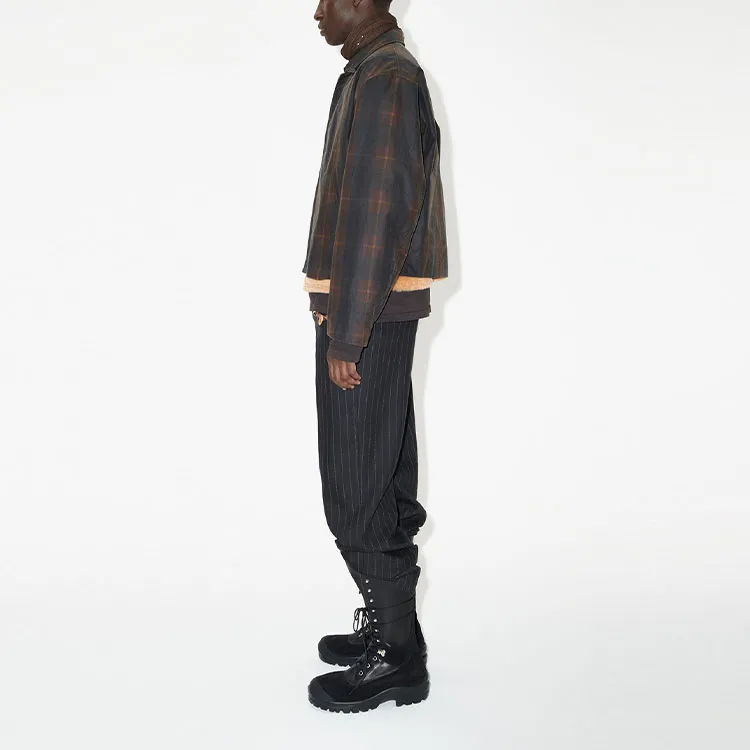 OUR LEGACY Check-print Cotton Shirt Jacket-2