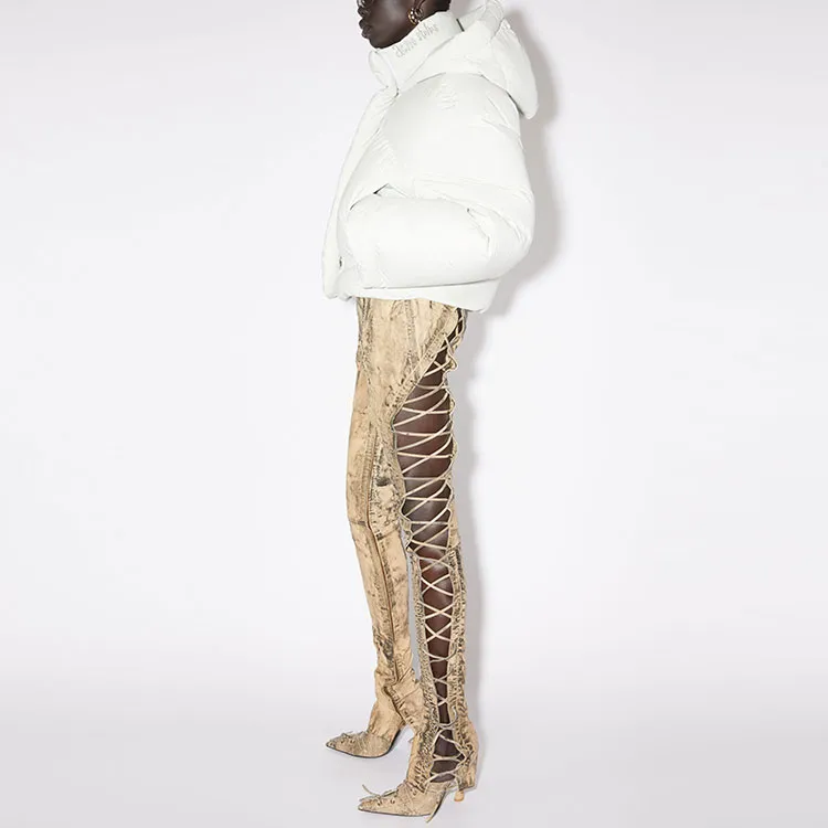Acne Studios Down Jacket Women's Porcelain White-3