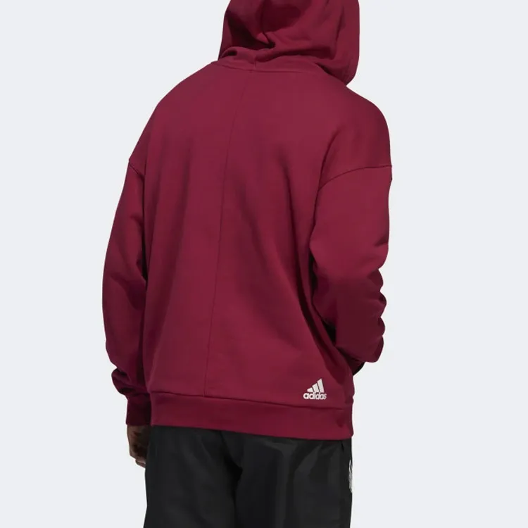 Adidas Sweatshirt Men's Burgundy-3