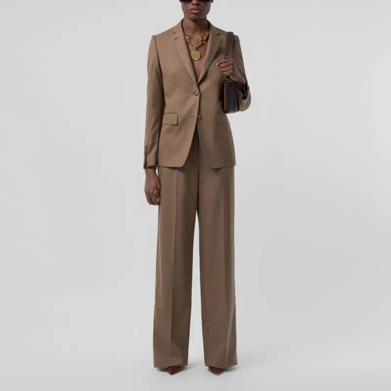 Burberry Business Suits Women's Dark Taupe Umber-2
