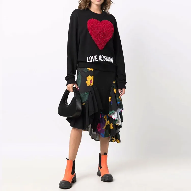 LOVE MOSCHINO Sweatshirts Women's Black-2