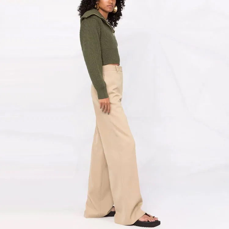 Jacquemus Slim Fit Sweater Women's Green-3