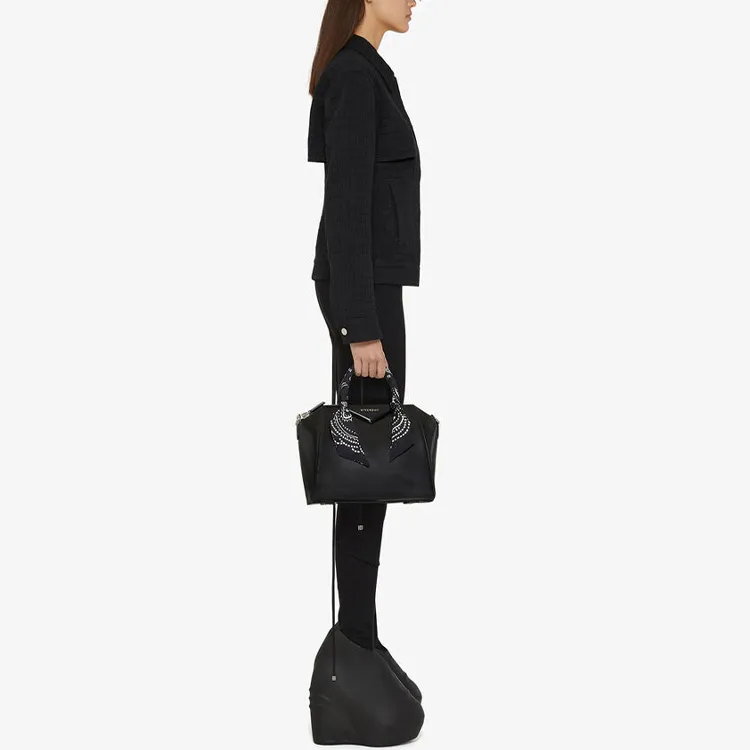 Givenchy Denim Jackets Women's Black-3