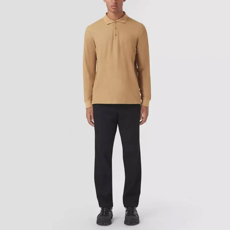 Burberry Polo Shirts Men Camel-2