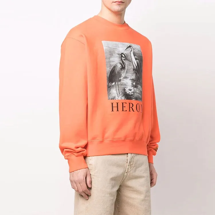 HERON PRESTON Sweatshirts Men Orange-3