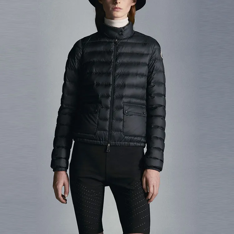 Moncler Lans High Neck Zip Up Padded Jacket-2