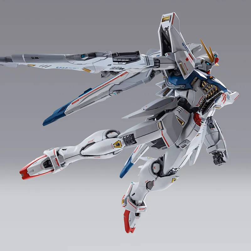 BANDAI MB Collection Metal Build Mobile Suit Gundam F91 Gundam Heavy Armed Cannon Configuration Assembled Models 17cm-2