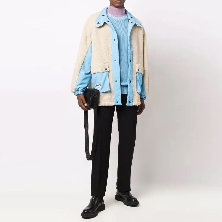 MSGM High Neck Buttoned Jacket-2