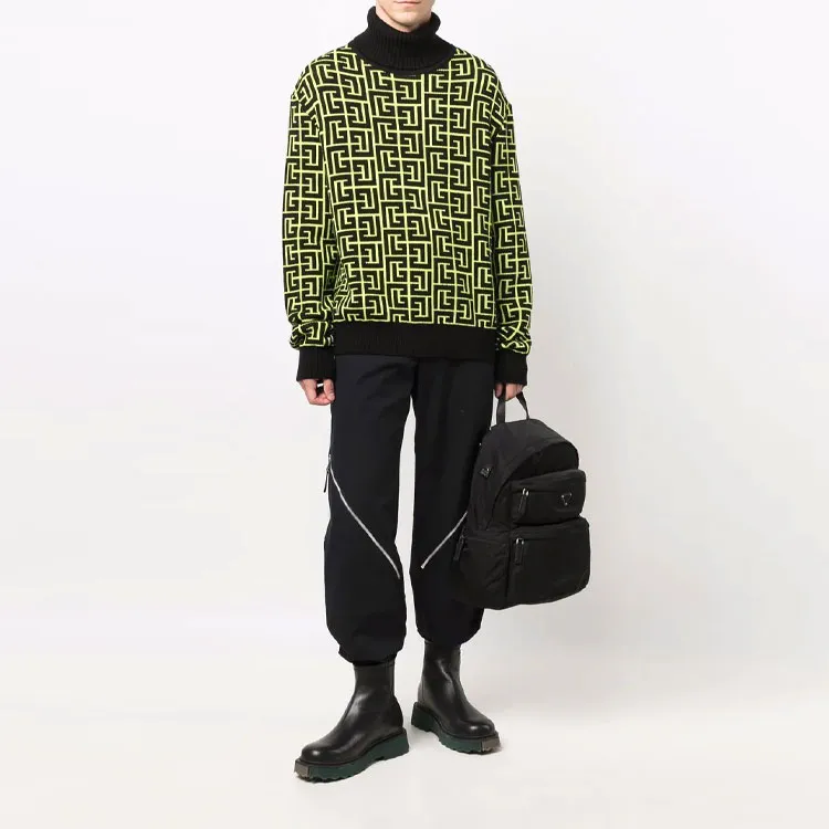 BALMAIN x Rossignol FW21 Sweater Men's Black-1