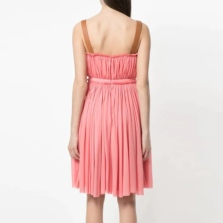 Alexander McQueen Sleeveless Dresses Women's Pink-2
