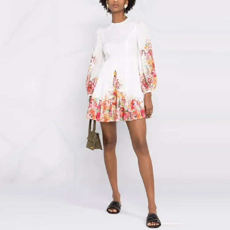 Zimmermann Long Sleeved Dresses Women's White-1