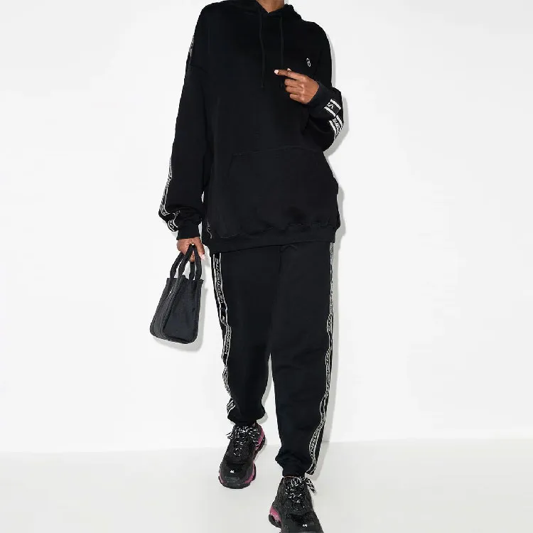 Vetements Knitted Sweatpants Women's Black-1