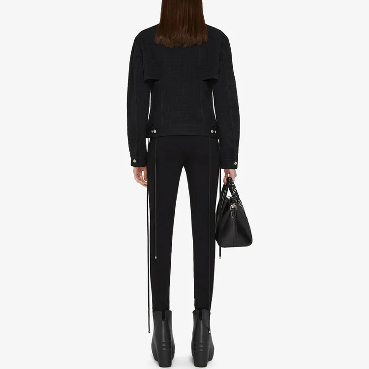 Givenchy Denim Jackets Women's Black-2