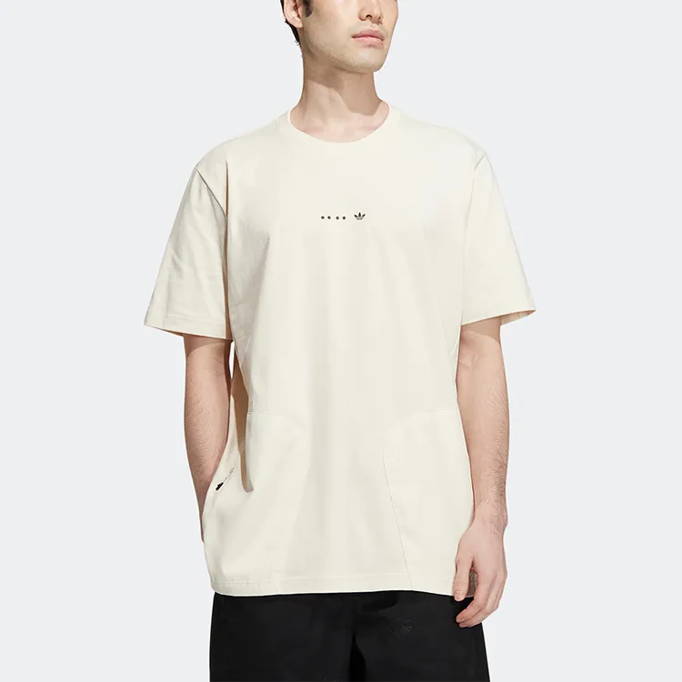 Adidas Originals T Shirt Men's Yellow White-1