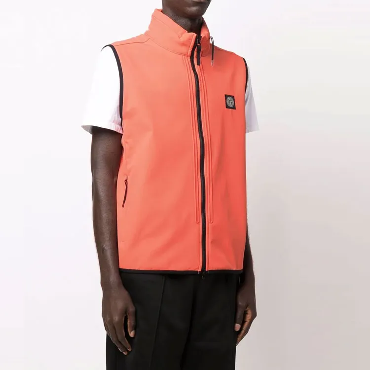 STONE ISLAND Vests Men Orange-3