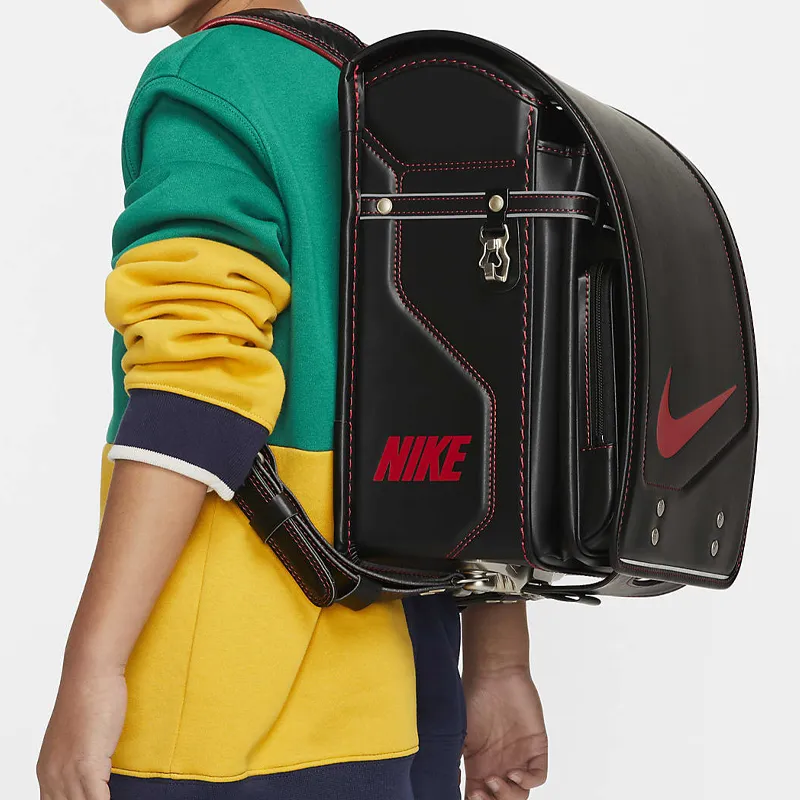 Nike Synthetic Leather Backpack Regular Men's Black-5