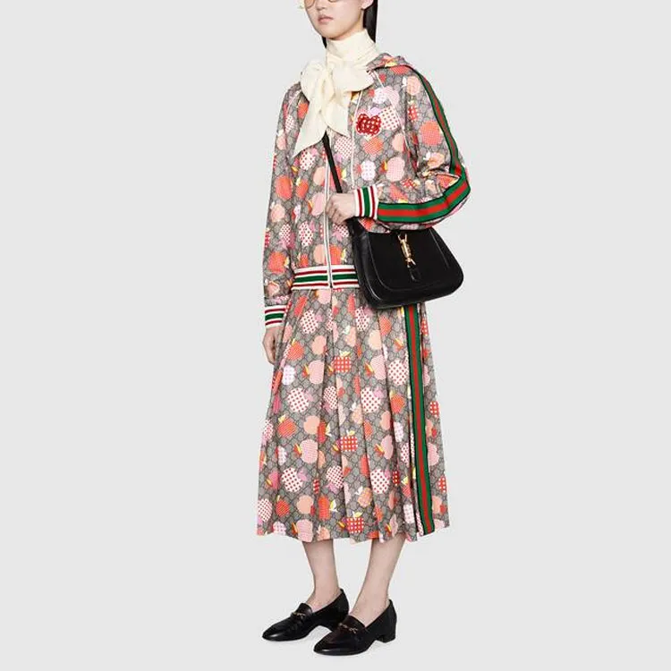 GUCCI Casual Long Skirts Women's Brown-3