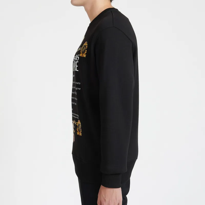 VERSACE JEANS COUTURE Sweatshirts Men Black-5