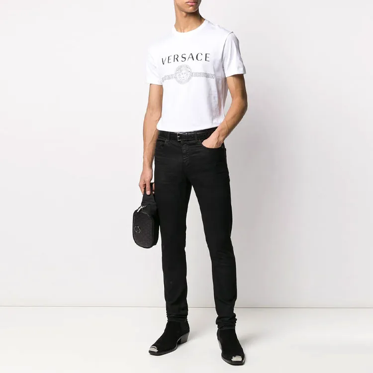VERSACE Medusa Logo T Shirt-3