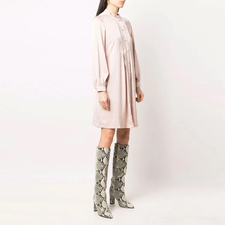 See By Chloe Long Sleeved Dresses Women's Pink-1