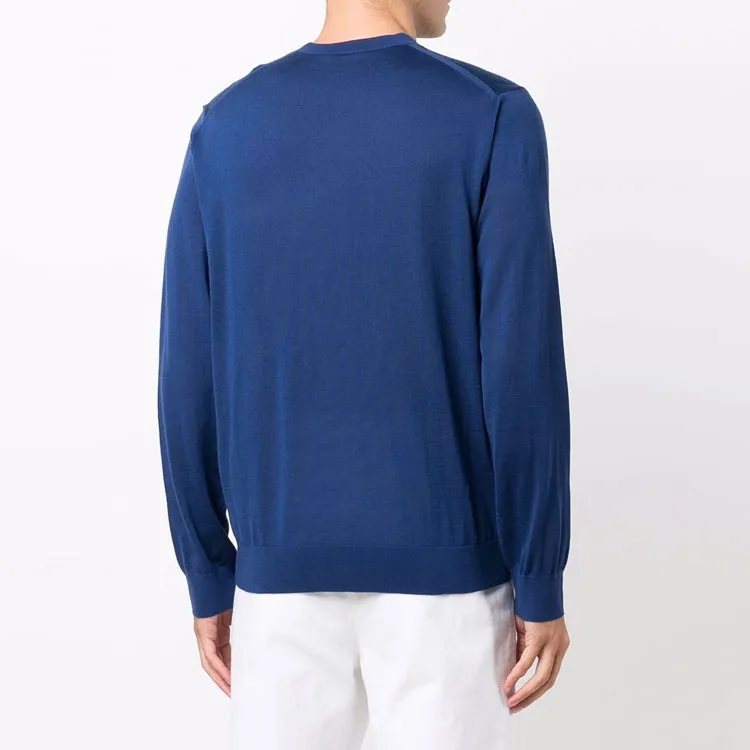 Zzegna Sweaters Men Blue-3